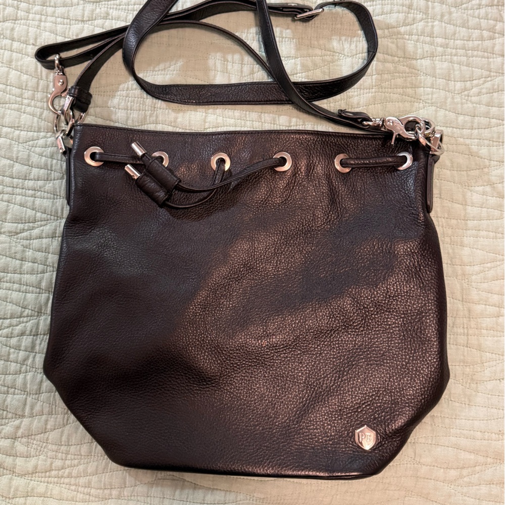 Poppy Barley Black Leather Women's Bag